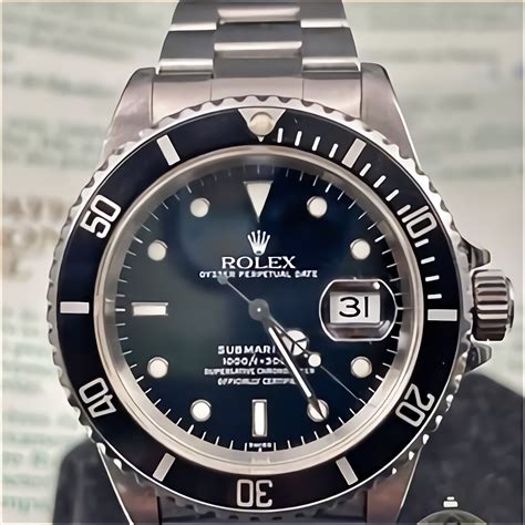 rolex ghiera blu usato|rolex sottomarino stampato.